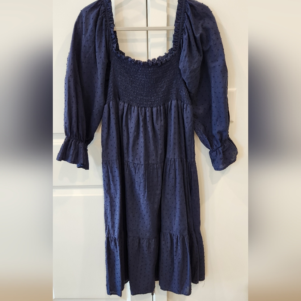 Elegant Navy Blue Womens Dress